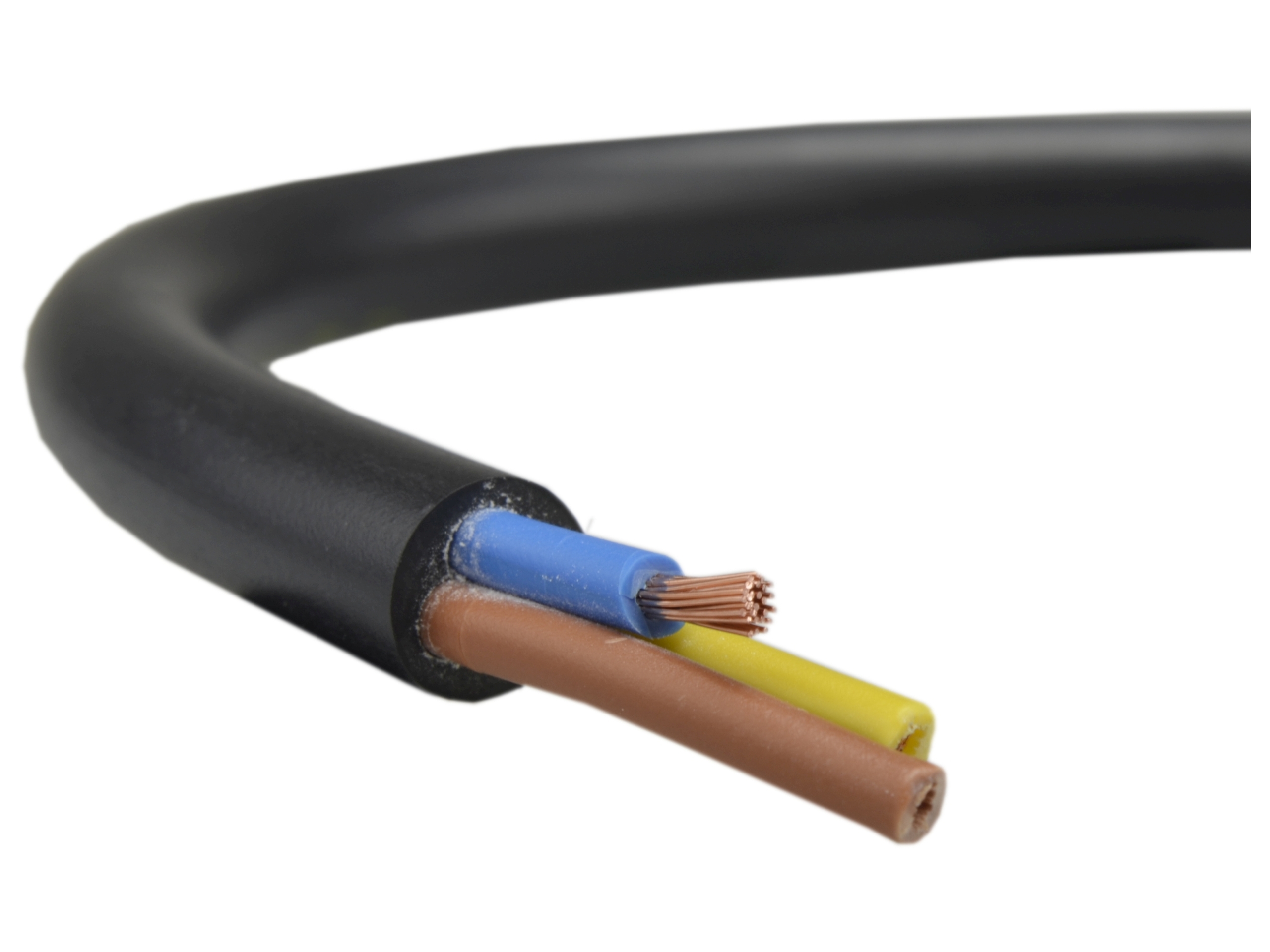 

Przewód kabel prądowy linka Omy 3X1 czarny