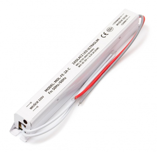 ZASILACZ ULTRA SLIM transformator 12V 24W 2A LED Typ zasilacz