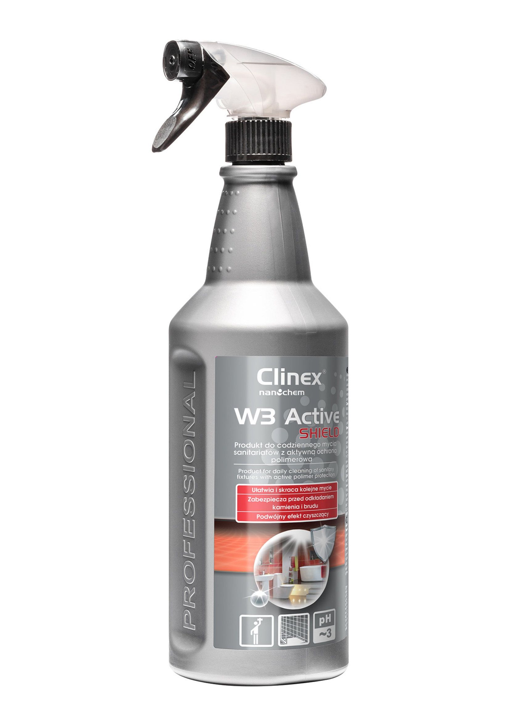 

Clinex W3 Active Shield Do Mycia Sanitariów 1L