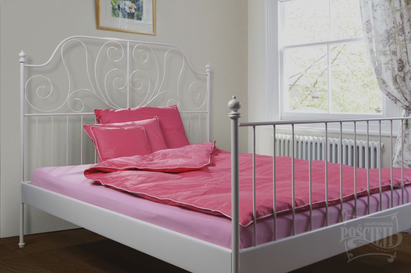 Poduszka półpuchowa 40x40 wz. różowy Rodzaj do spania