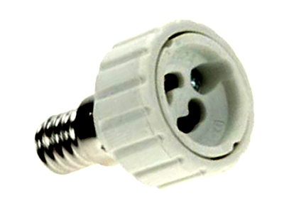 

Przejściówka, adapter, reduktor gwint E14 na GU10