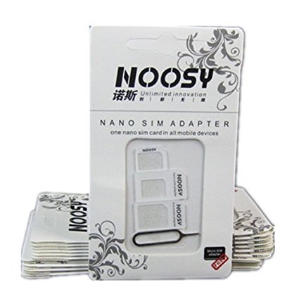 Adaptery karty SIM Noosy 3w1 Kluczyk Micro Nano - Komplet Adapterów SIM"