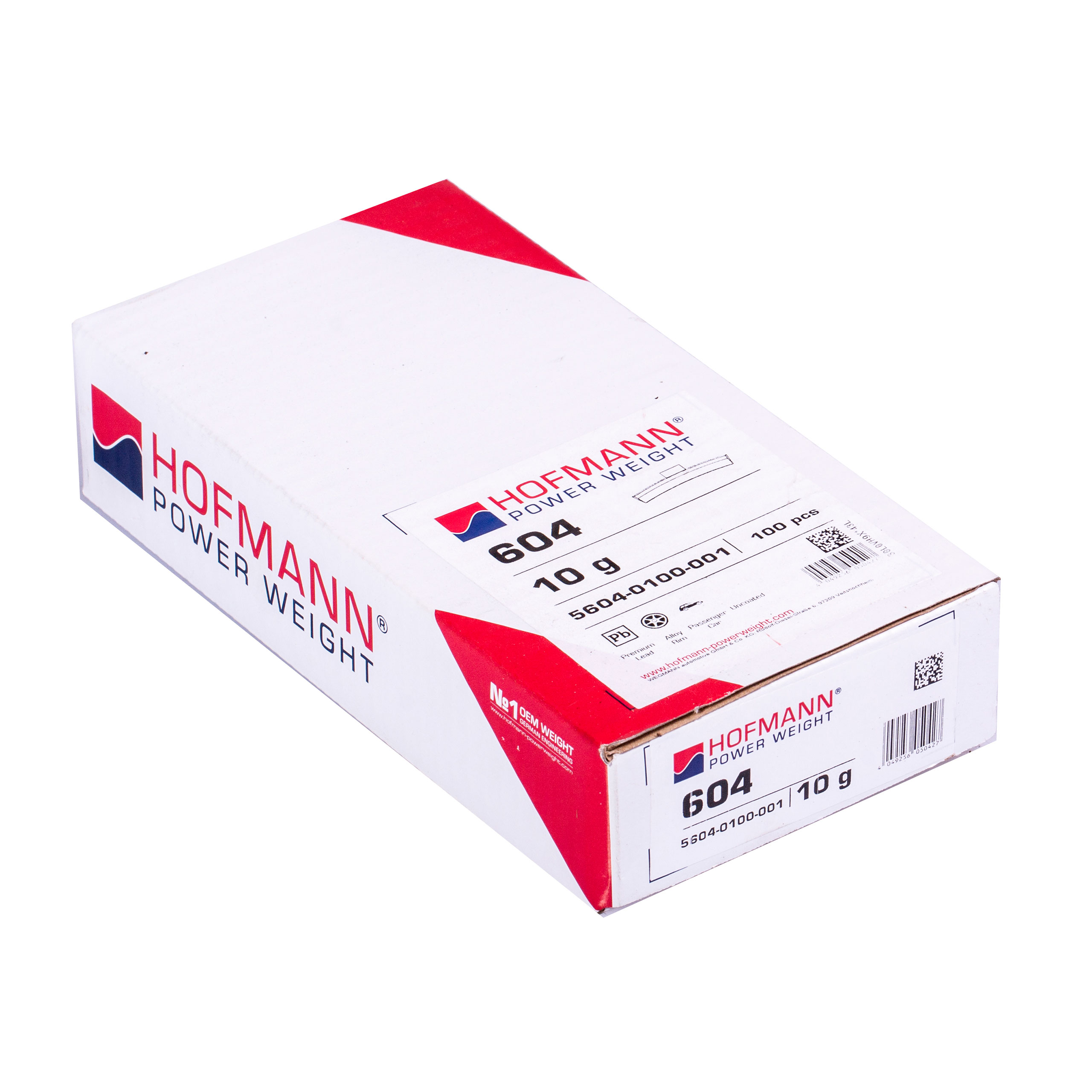 

Ciężarki 10g nabijane do felg Alu Hofmann