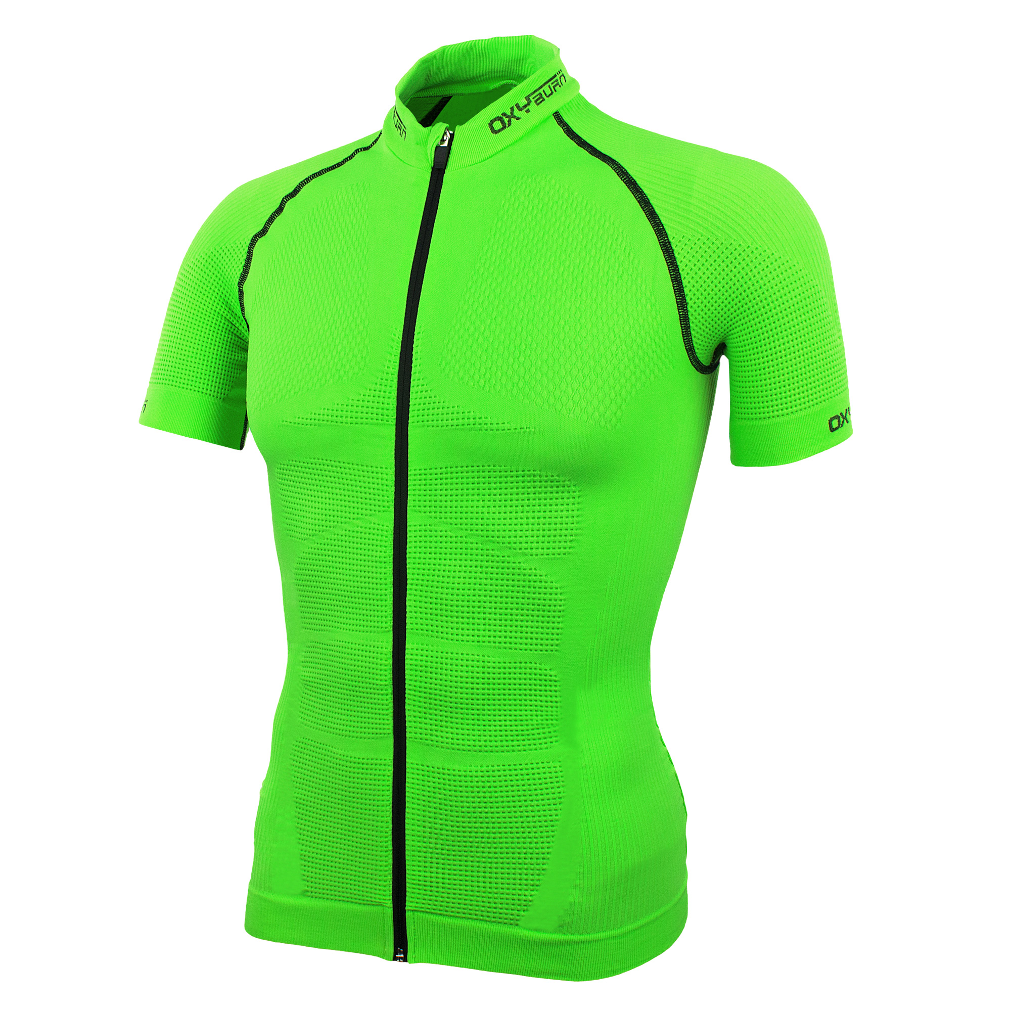 Koszulka kompresyjna biegowa na zamek Oxyburn L/XL