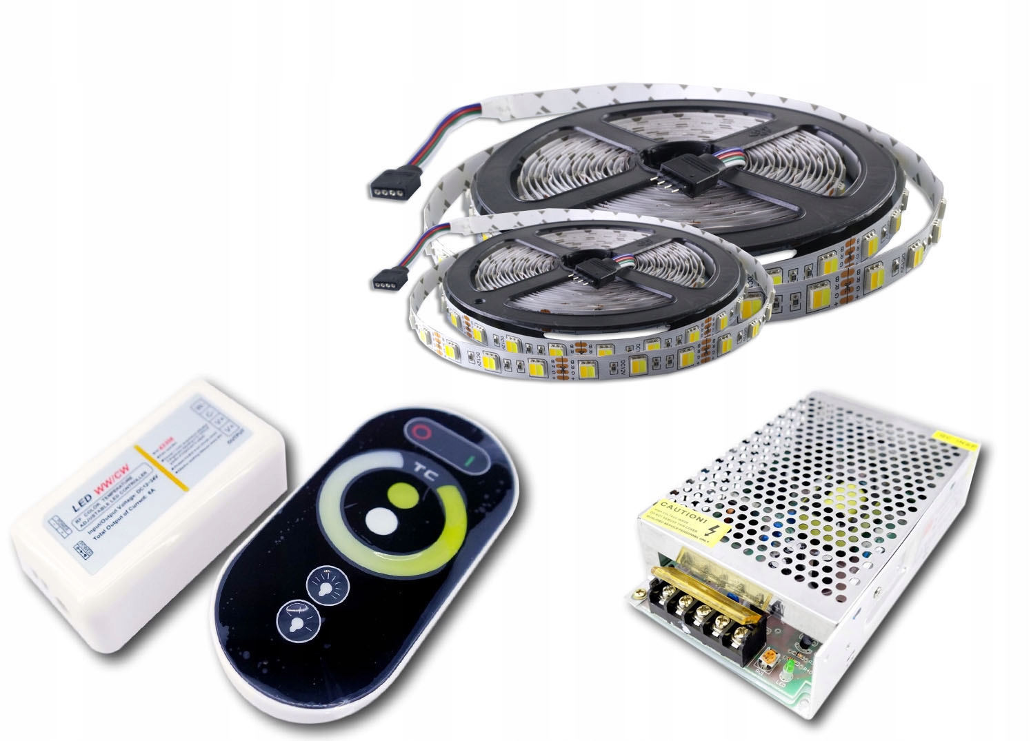

Zestaw Led 300 Smd Cct 5050 biały multiwhite 10m