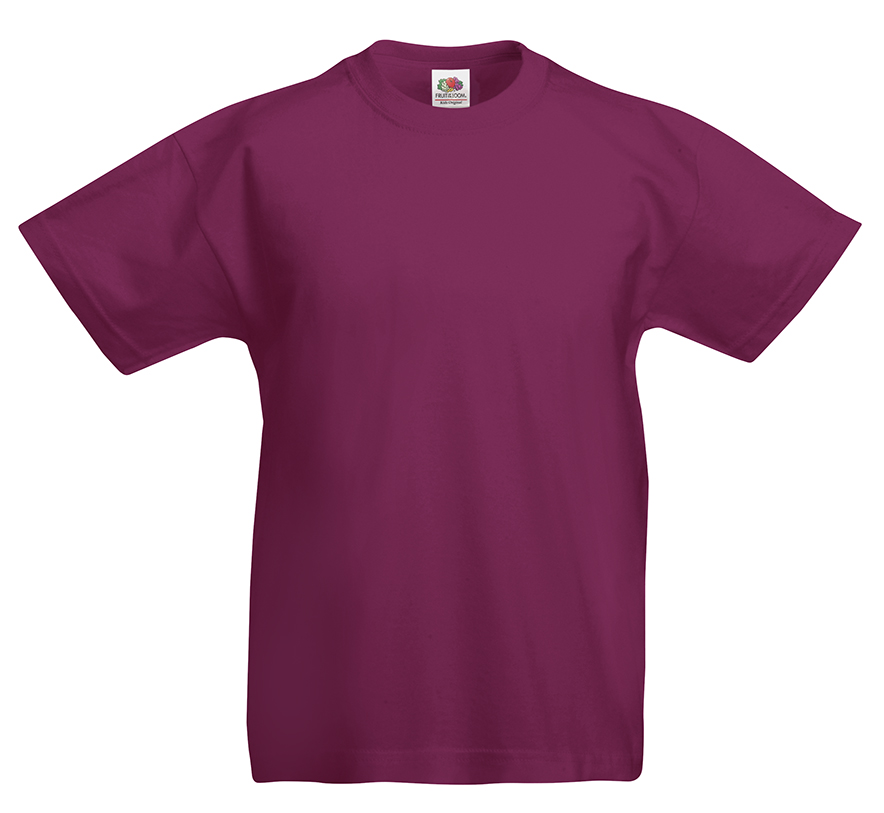 

Fruit of the Loom T-shirt KidOrg Burgundy 5-6