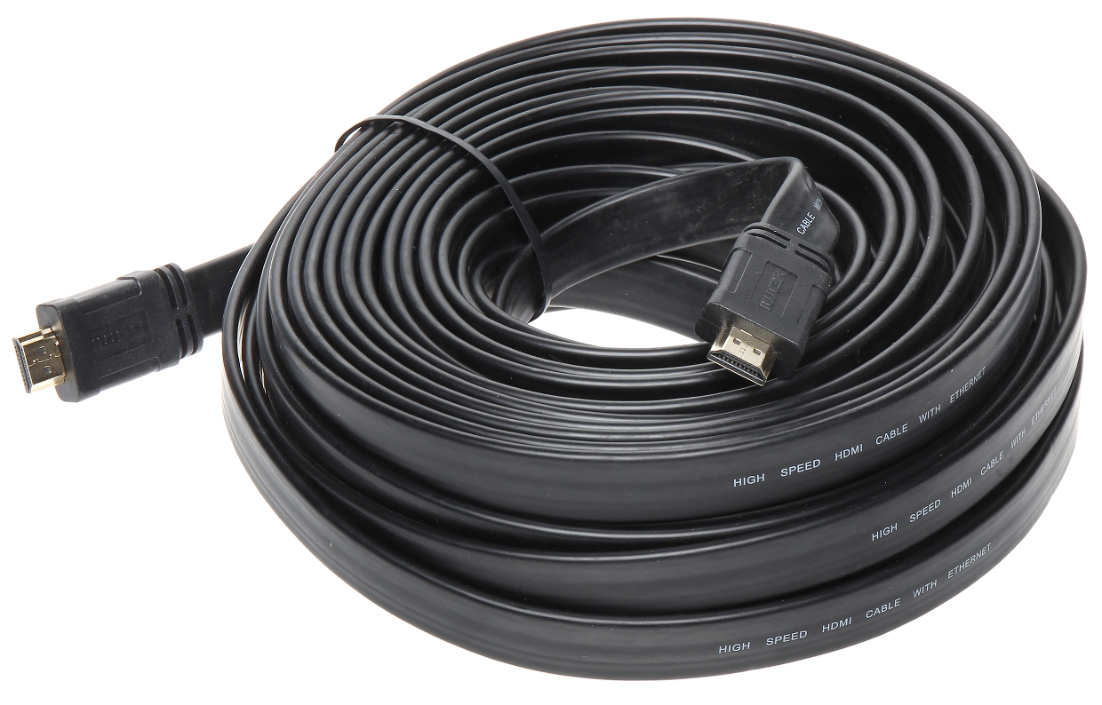 

Przewód HDMI-15-FL Płaski v1.4 15m Abcv