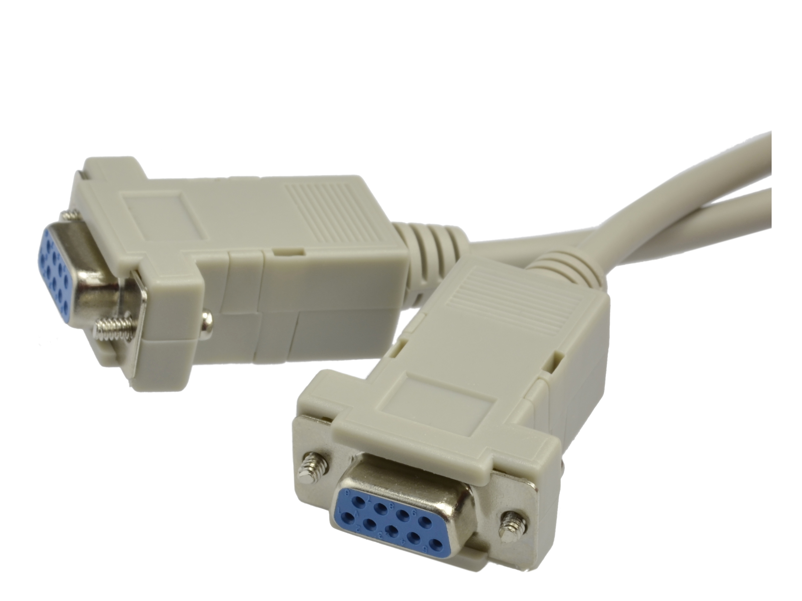 Kabel przewód NULL MODEM DSUB 9pin RS232 COM 3m Długość kabla 3 m
