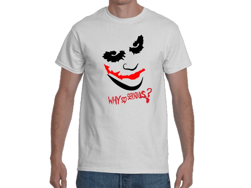 

Koszulka T-shirt Why So Serious Joker Batman - M