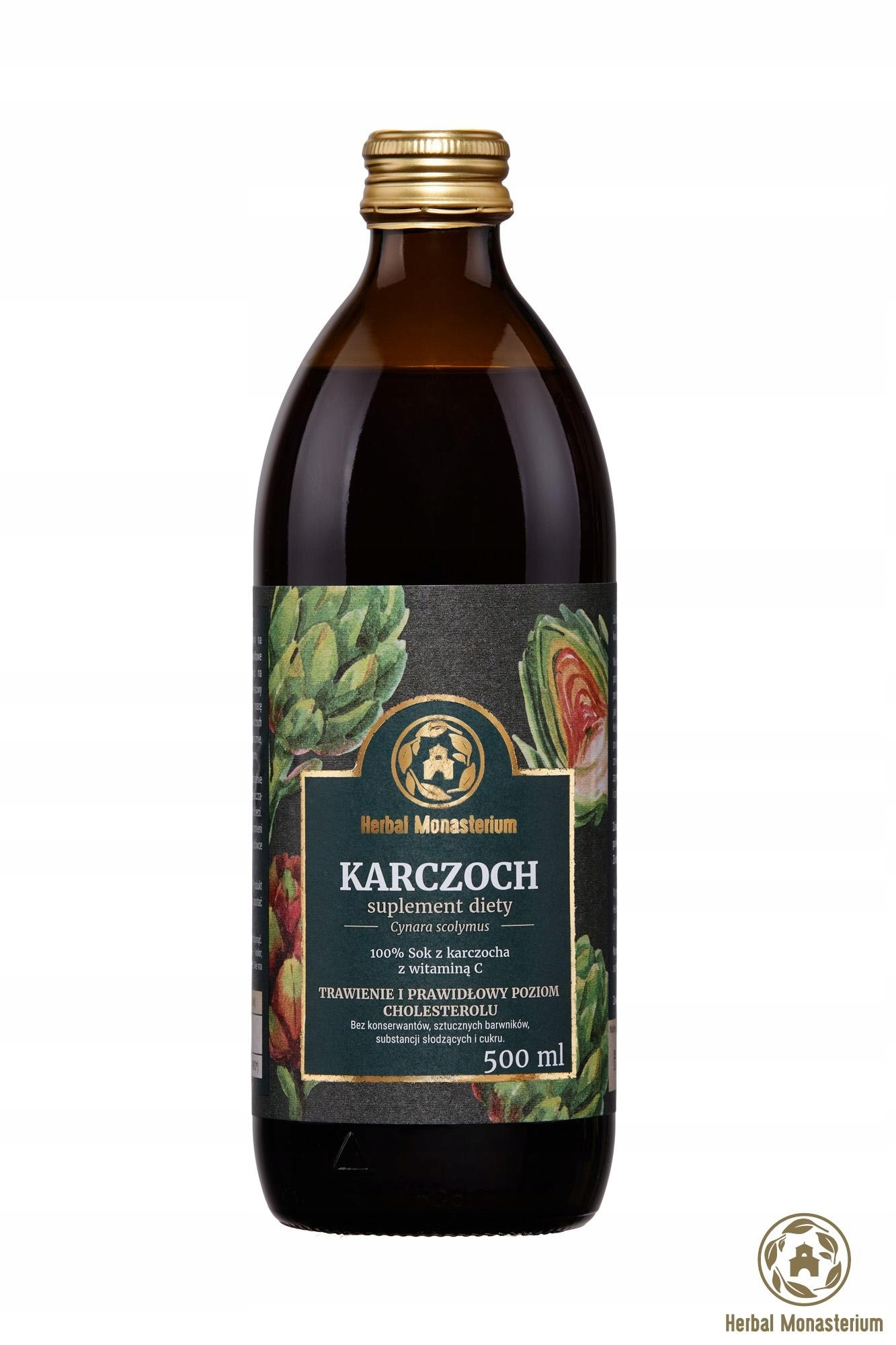 

Naturalny sok z karczocha 500ml Herbal Monasterium