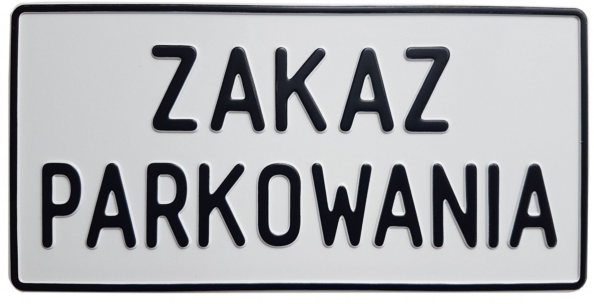 

Tabliczka Tablica Zakaz Parkowania-aluminium Duża