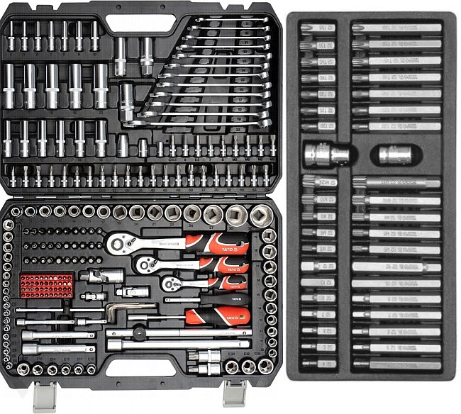 

Zestaw 216el Klucze Nasadowe Yato YT-3884 +40 Torx