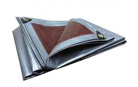 

Plandeka 8x12 Srebrno-brązowa Gruba 12x8m -210g/m2
