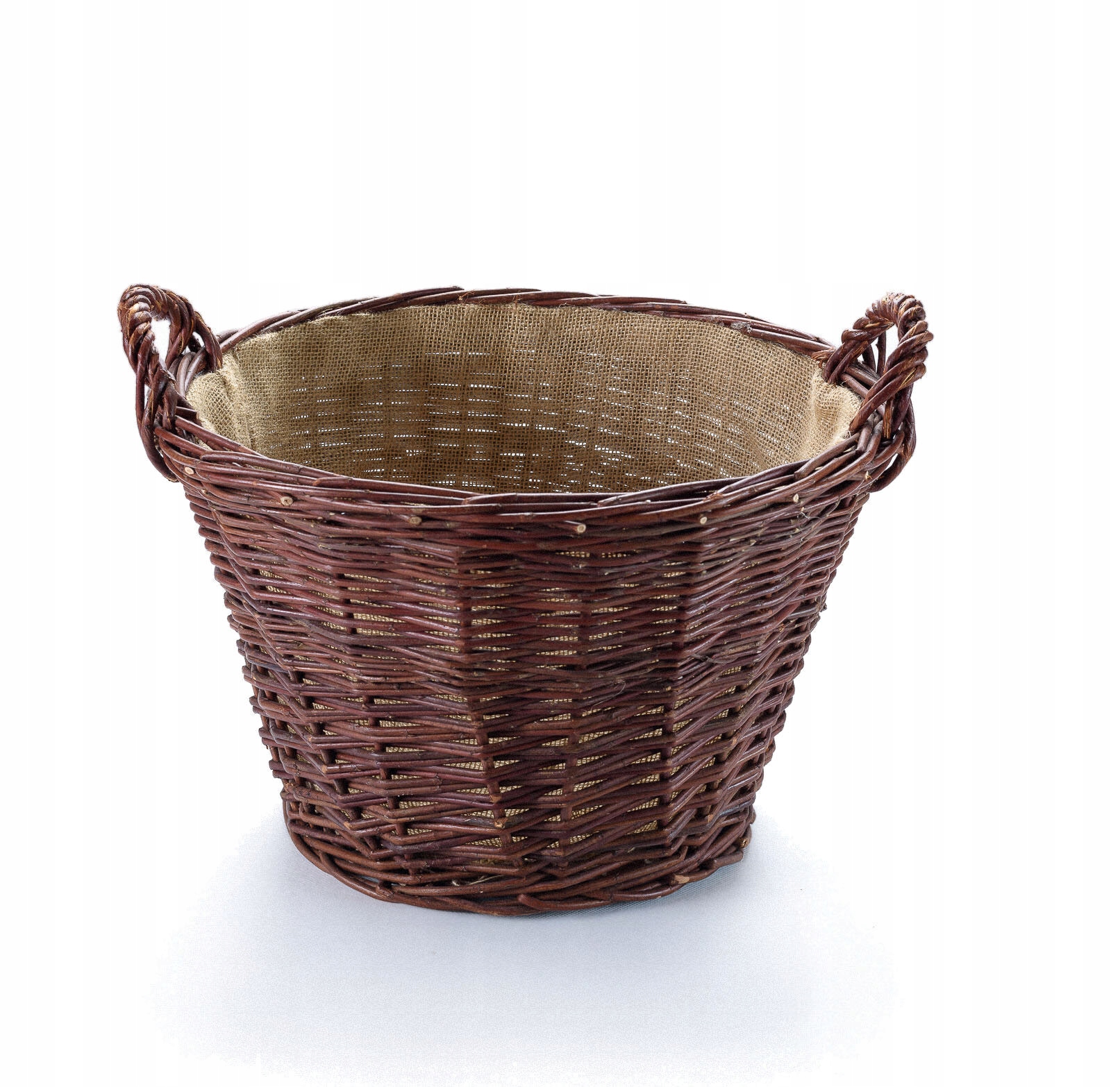 Wiklinowy kosz gospodarczy doniczka osłonka kwiaty Marka Wiklinowy Świat