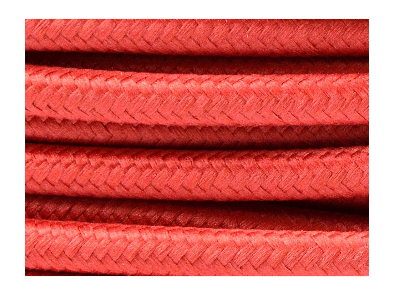 

Kabel przewód w kolorowym oplocie 2x0,75 czerwony