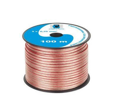 

Przewód Głośnikowy 2 x 0,35mm Cabletech -10metrów