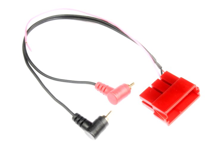 ZŁĄCZE AUDI 2xRCA GNIAZDO MINI-ISO