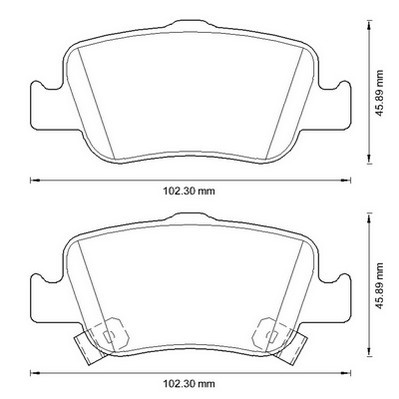 Колодки Ceramiczne JURID WHITE TOYOTA COROLLA E18 Сторона кабіни tył foto 0