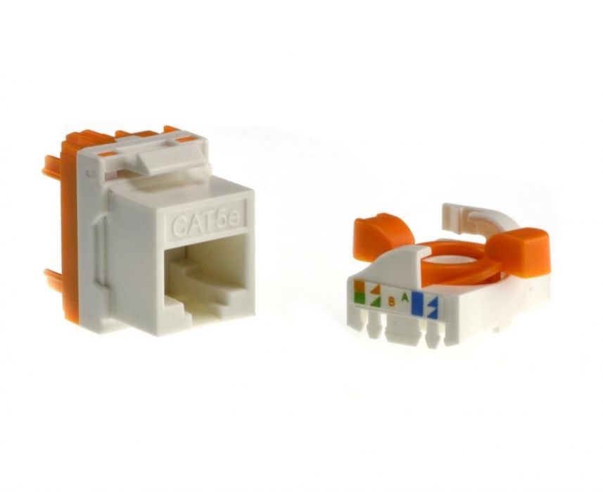 

Keystone gniazdo RJ45 kat.5e Utp Mediabox 45x45