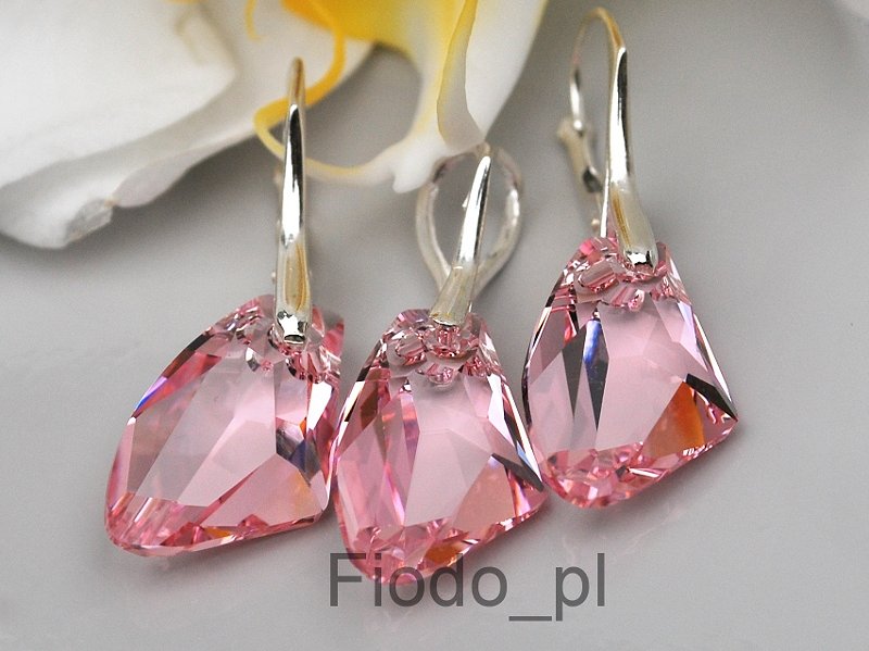 KOMPLET GALACTIC JASNY RÓŻ SWAROVSKI Płeć kobieta