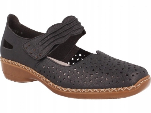 JBUT - RIEKER PÓŁBUTY SANDAŁY SKÓRA r.39 41399 Marka Rieker