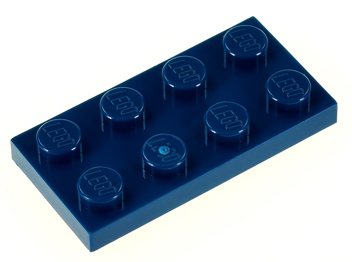 

Lego Płytka zwykła 2x4 3020 niebieska ciemna 4 szt