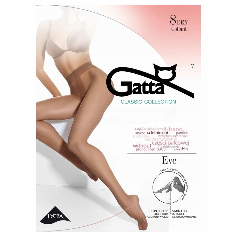 

Rajstopy Gatta Eve 8den 4 Czarny