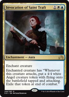 Mtg Invocation of Saint Traft (Rare)