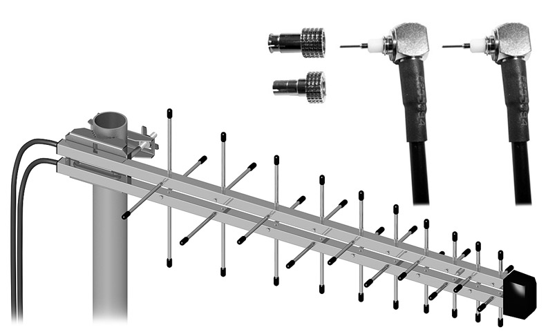 Logaritmická anténa Fme Mimo Lte 4G Konektory