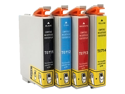 

4x Tusz Do Epson T0715 Sx T0711-714 T0891 Stylus