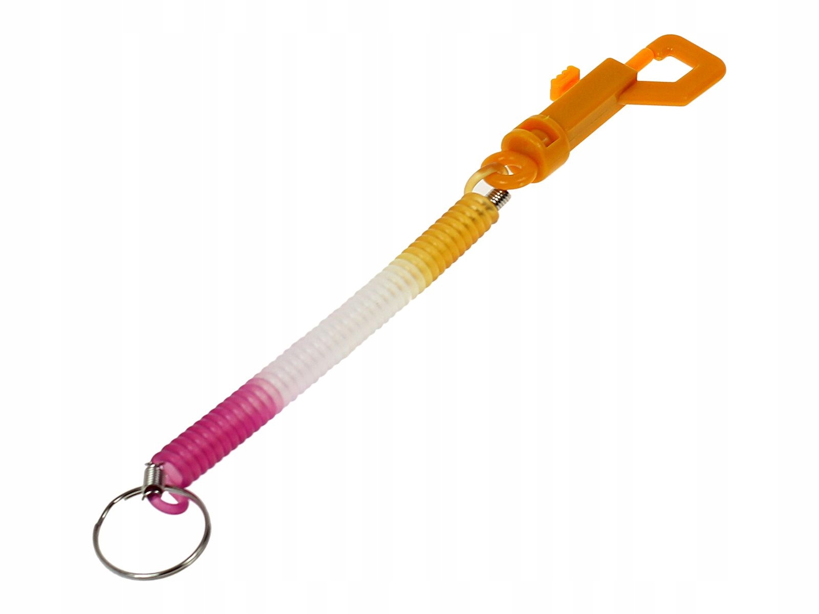 

Smycz ze sprężyną, brelok do kluczy 20cm żółty