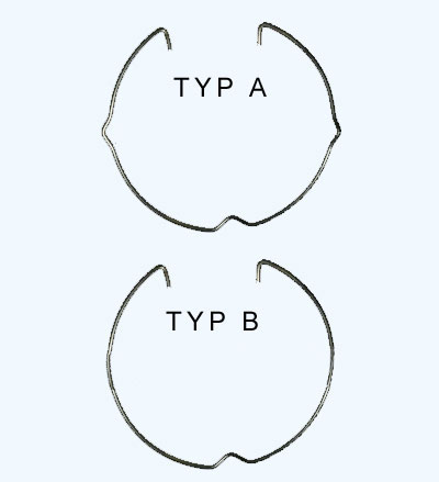 SPRĘŻYNKA do oprawa halogenowa oczko TYP B Typ inny