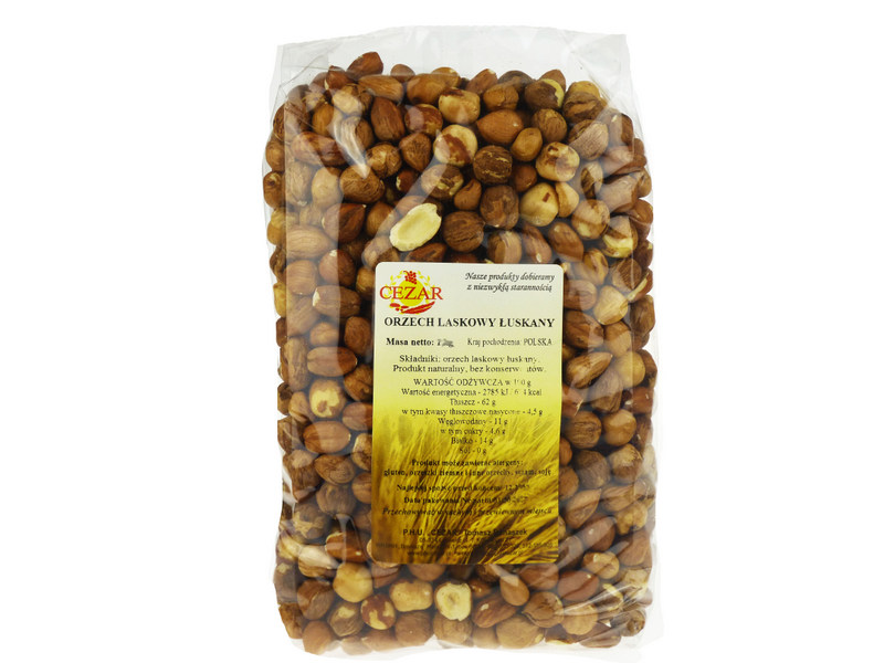 Levně Lískové Ořechy Loupané 1 kg Polský Lískový Ořech