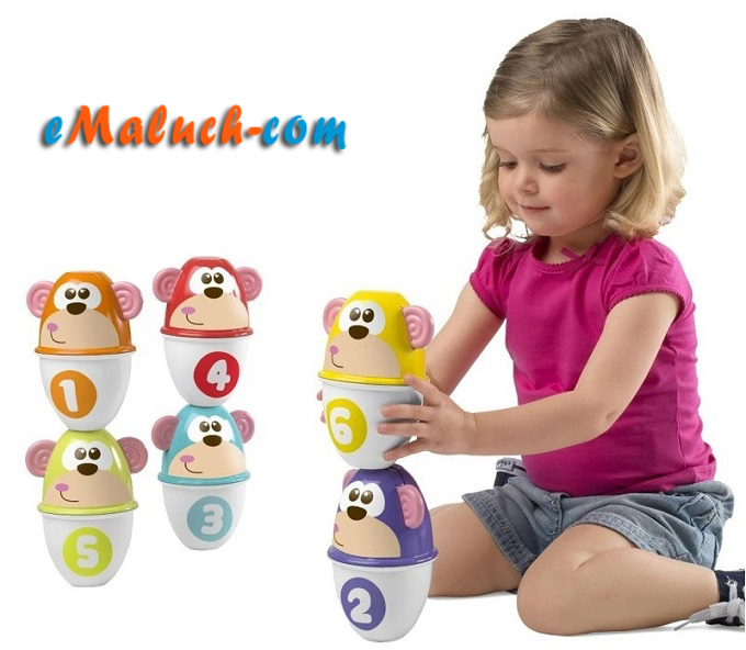 Chicco - kolorowe kręgle NAUKA LICZB i KOLORÓW 24h Kod producenta 5228