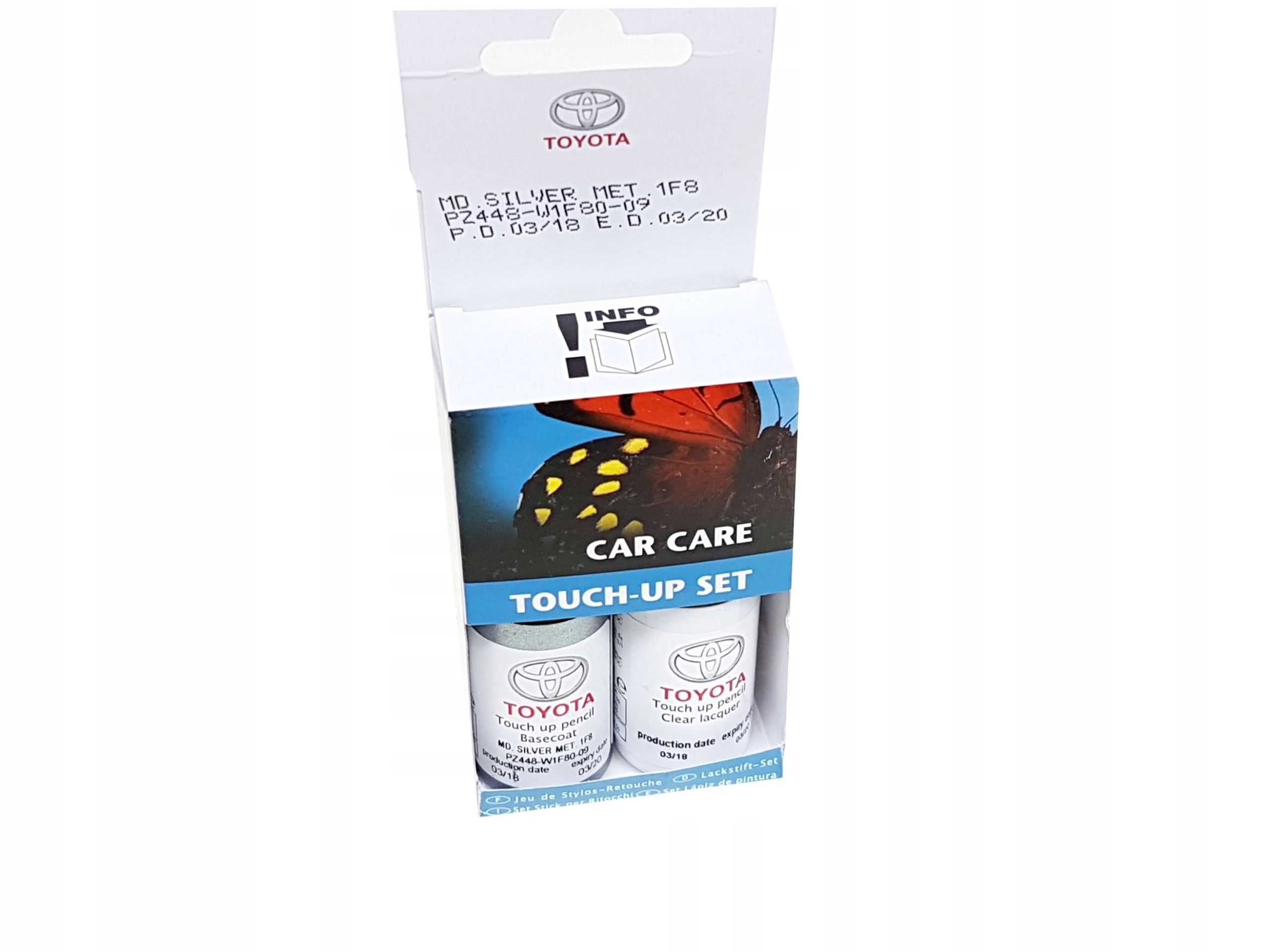 TOYOTA LEXUS LAKIER ZAPRAWKA FARBA KOLOR SZARY 1F8