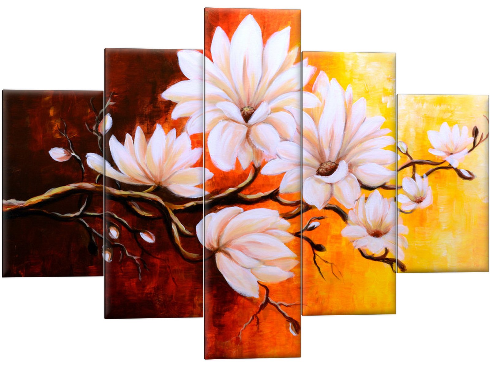 

Obraz Tryptyk Magnolie 150x105 5 częściowy pięcio