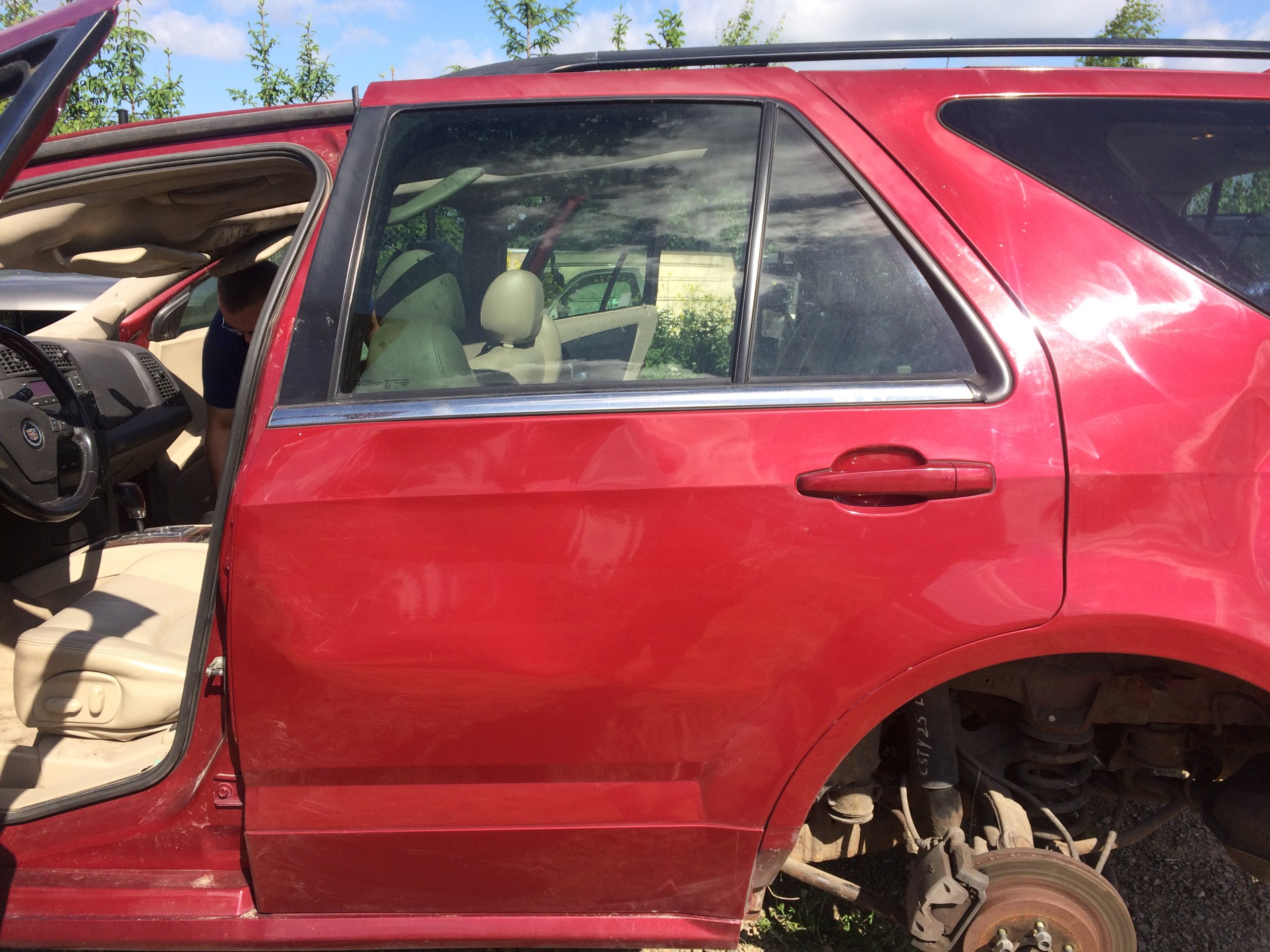 CADILLAC SRX 04 09R KLAMKA ZEWNETRZNA LEWY TYL