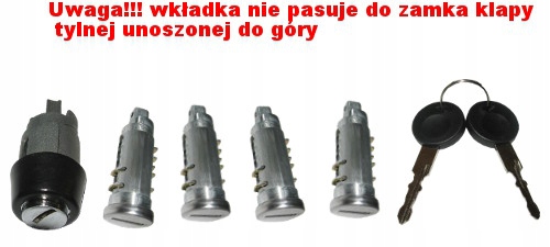 STACYJKA ZAMKI DRZWI VW T4 TRANSPORTER KOMPLET Producent części Inny