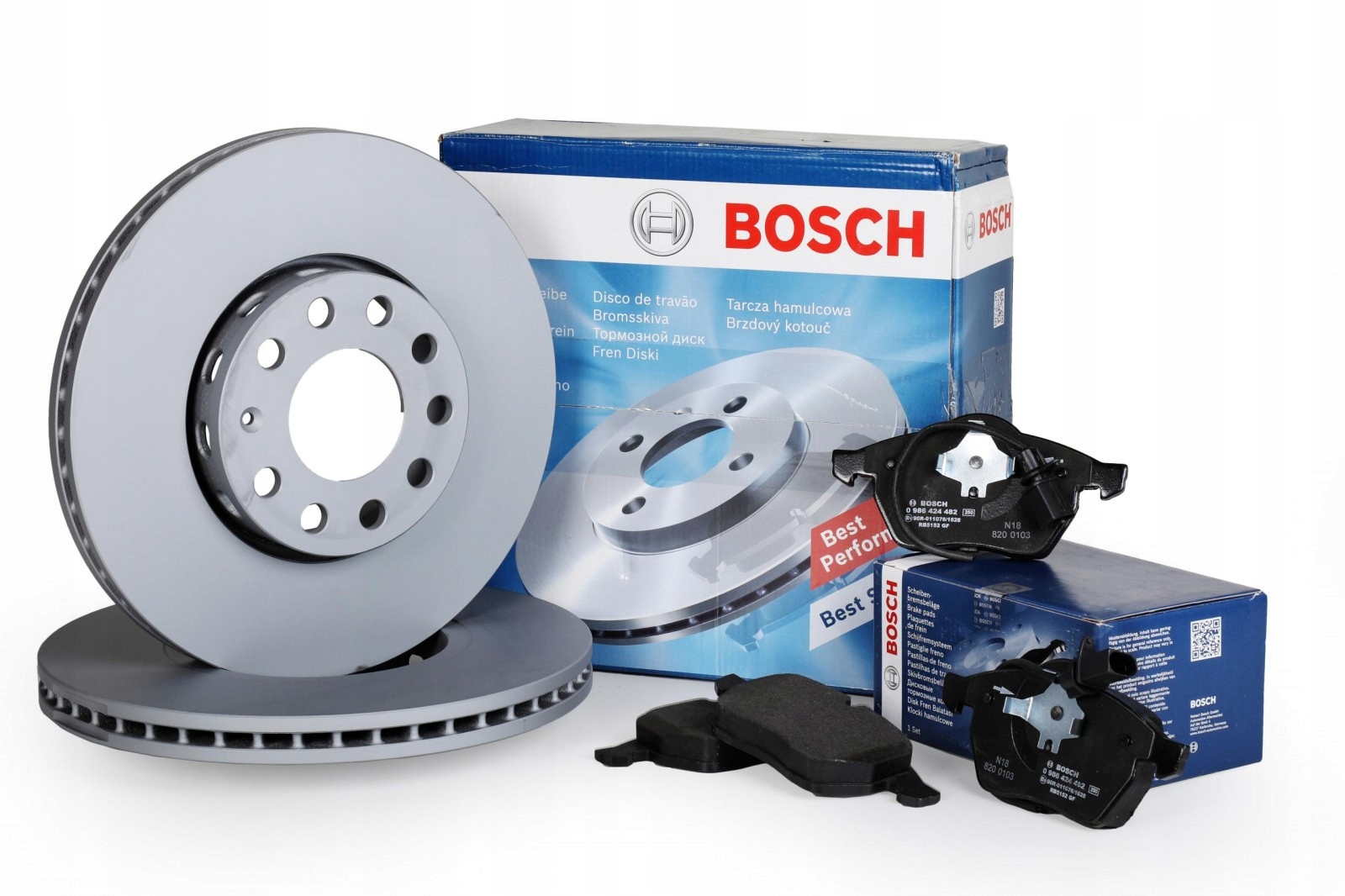 

Tarcze Klocki Bosch Przód Renault Clio IV 258mm
