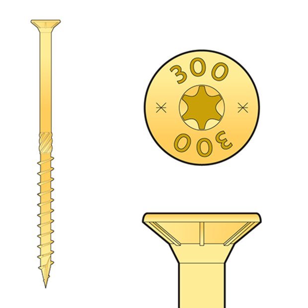 

Wkręty Ciesielskie Na Torx Do Drewna 5x80 (200szt)