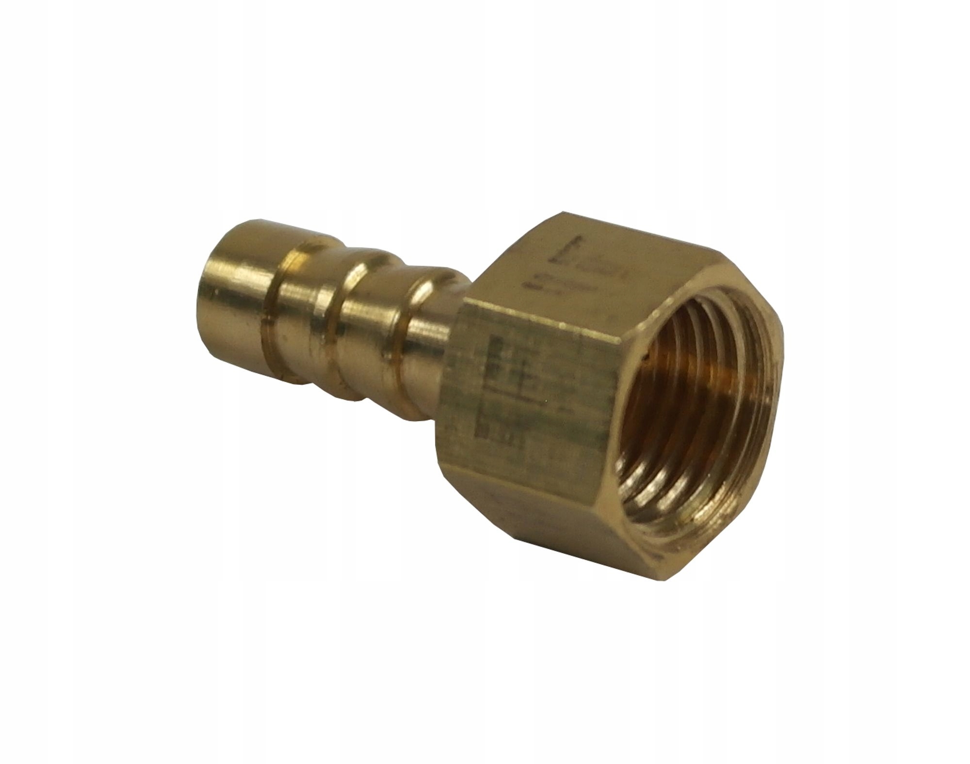 

Kształtka króciec mosiężny 1/4" Gw, na wąż 8m