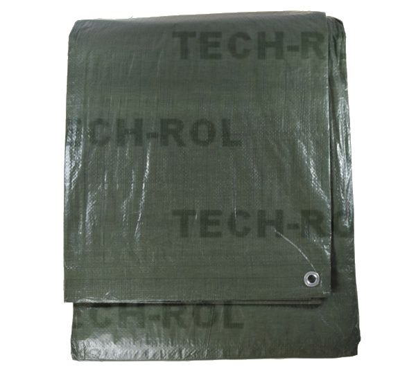 Plandeka zielona 8x12m gramatura 90g na m2