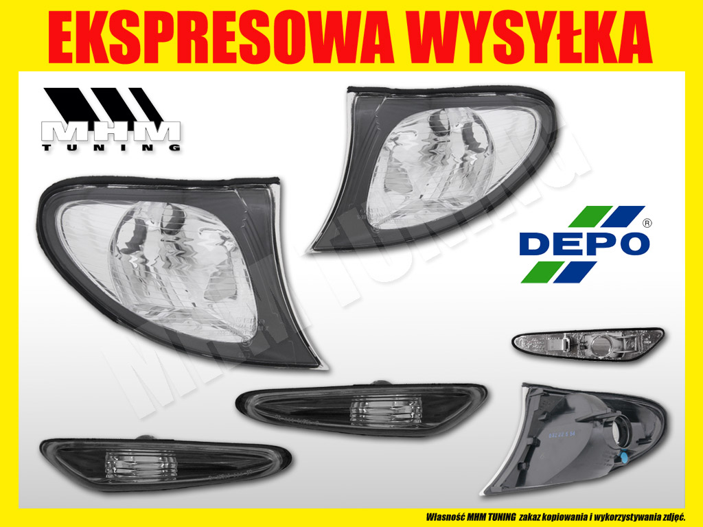 KPBM22+KBBM15 - 4шт BMW 3 E46 лифт черный