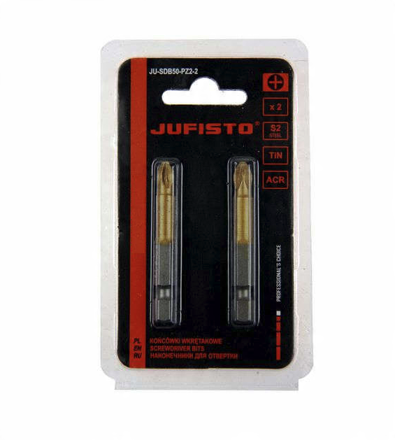 

Końcówki do wkrętarki krzyżowe PZ1x50mm 2sztuki