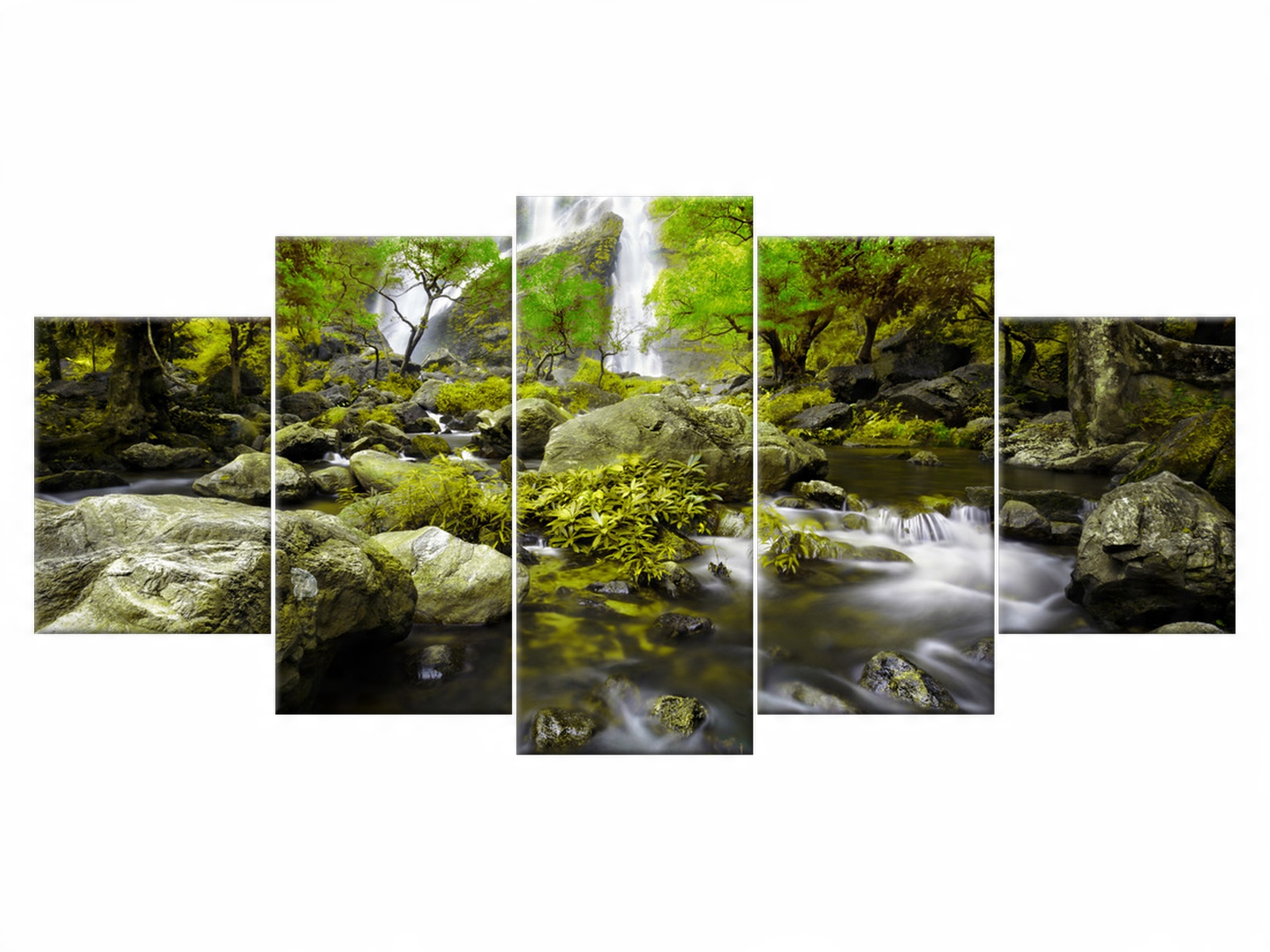 

Obraz Wodospad w zieleni 150x70 Drzewo 2484A_5B