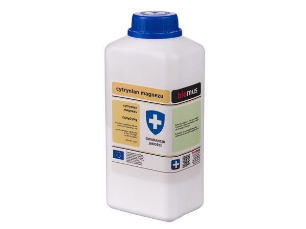 

Cytrynian Magnezu czysty 100% Biomus 500g