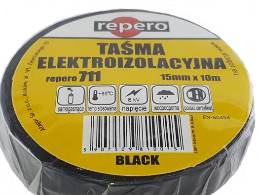 

Taśma Elektro Izolacyjna 8kV Atagor 15mmx10m 03818