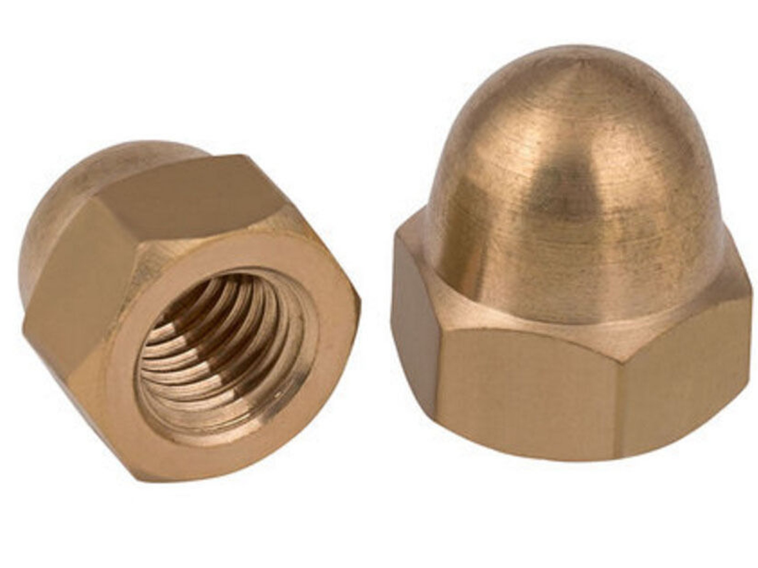 

M5 Nakrętka Mosiężna Nierdzewna Kołpakowa Inox 10S