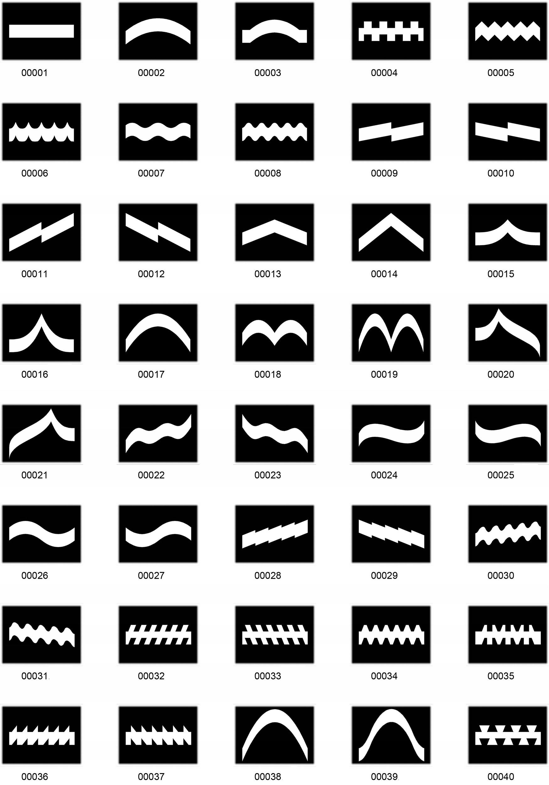 SEA - Paski french SZABLONY francuski manicure 26 Liczba sztuk 110 szt.