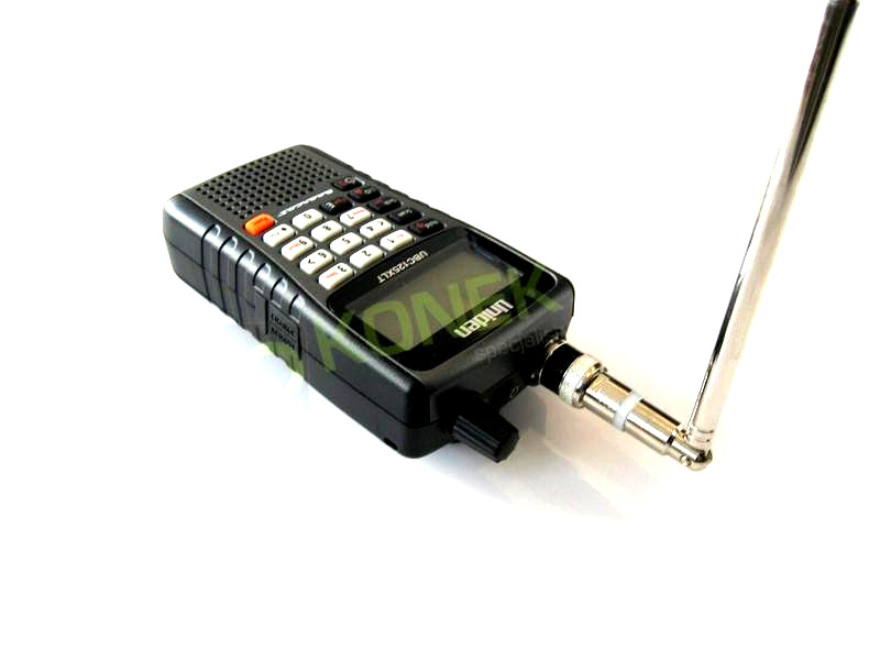 Uniden UBC125XLT сканер + телескопическая антенна 60 см